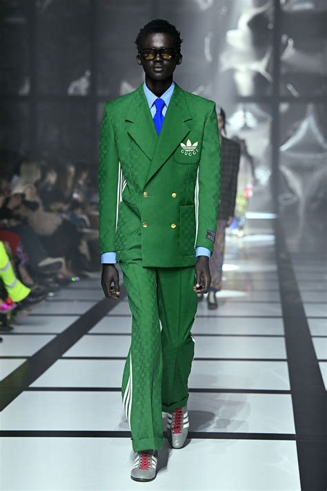 gucci green suit womens|dark green Gucci suit.